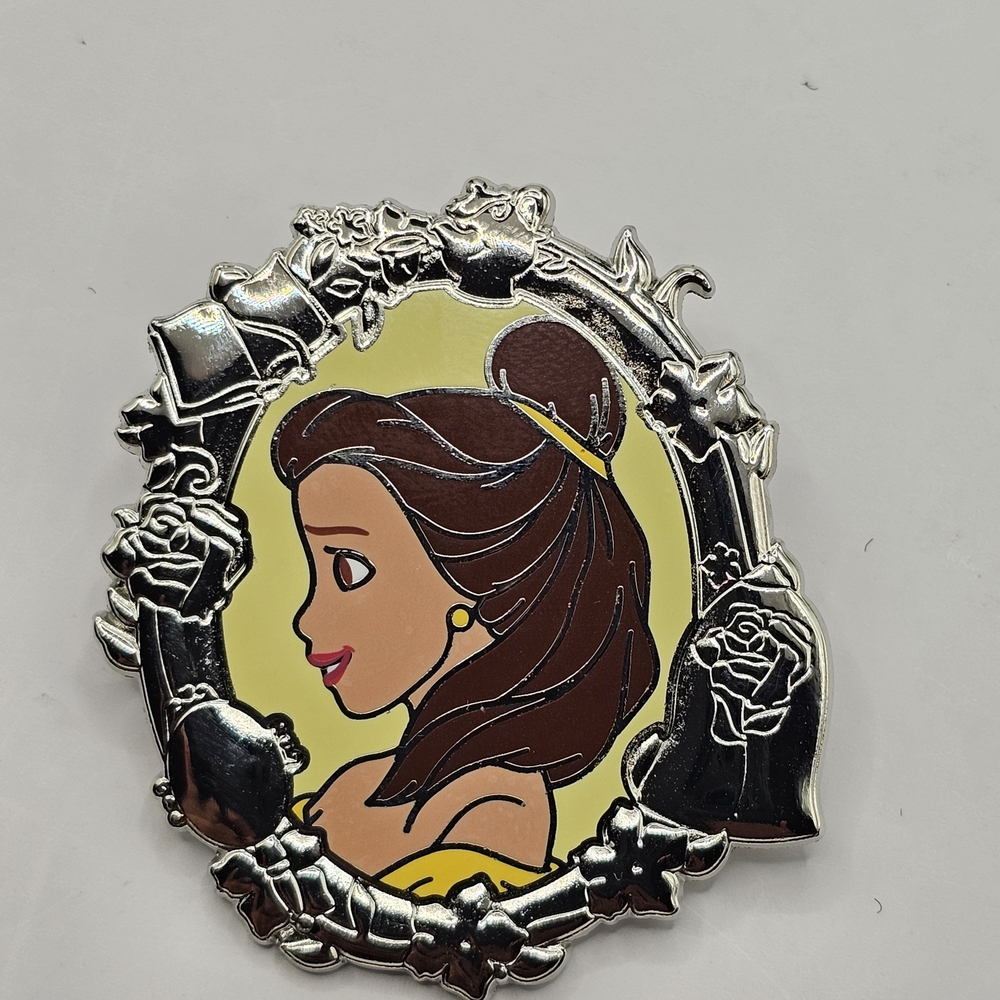 Disney Silver and Yellow Princess Brooch